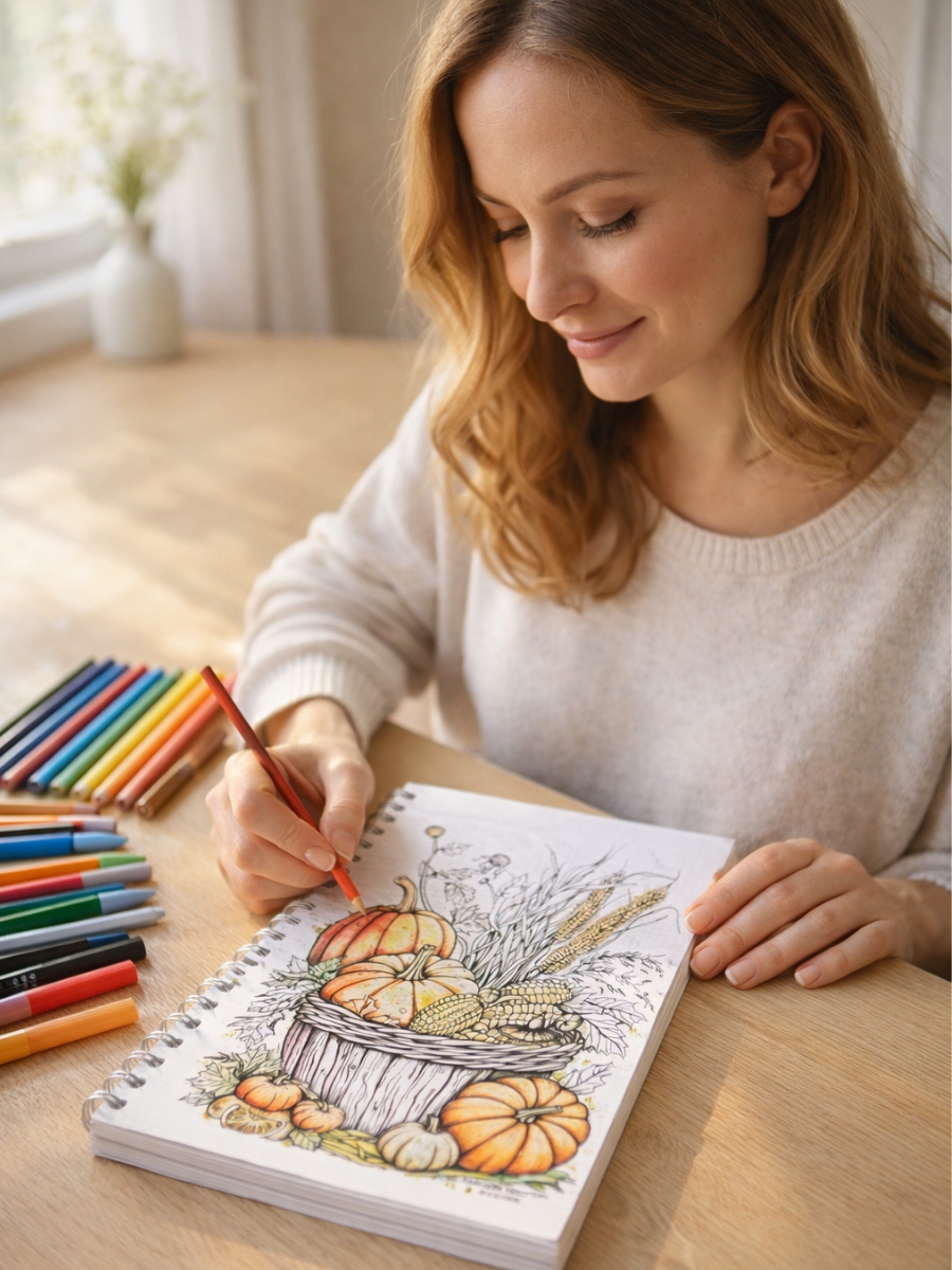 Раскраска Антистресс Fashion Vector Design А5 30 листов Урожай - фото 8