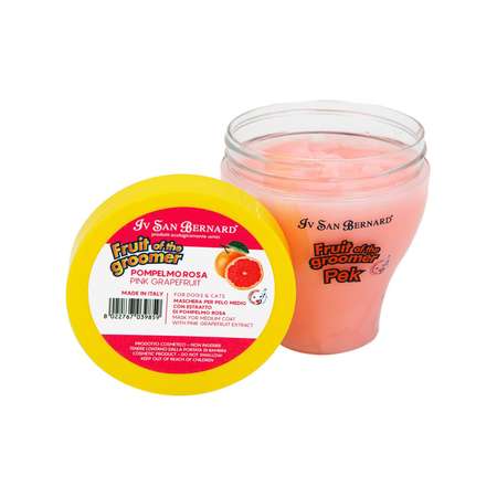 Маска для кошек и собак Iv San Bernard Fruit of the Groomer Pink Grapefruit восстанавливающая для шерсти средней длины с витаминами 250мл