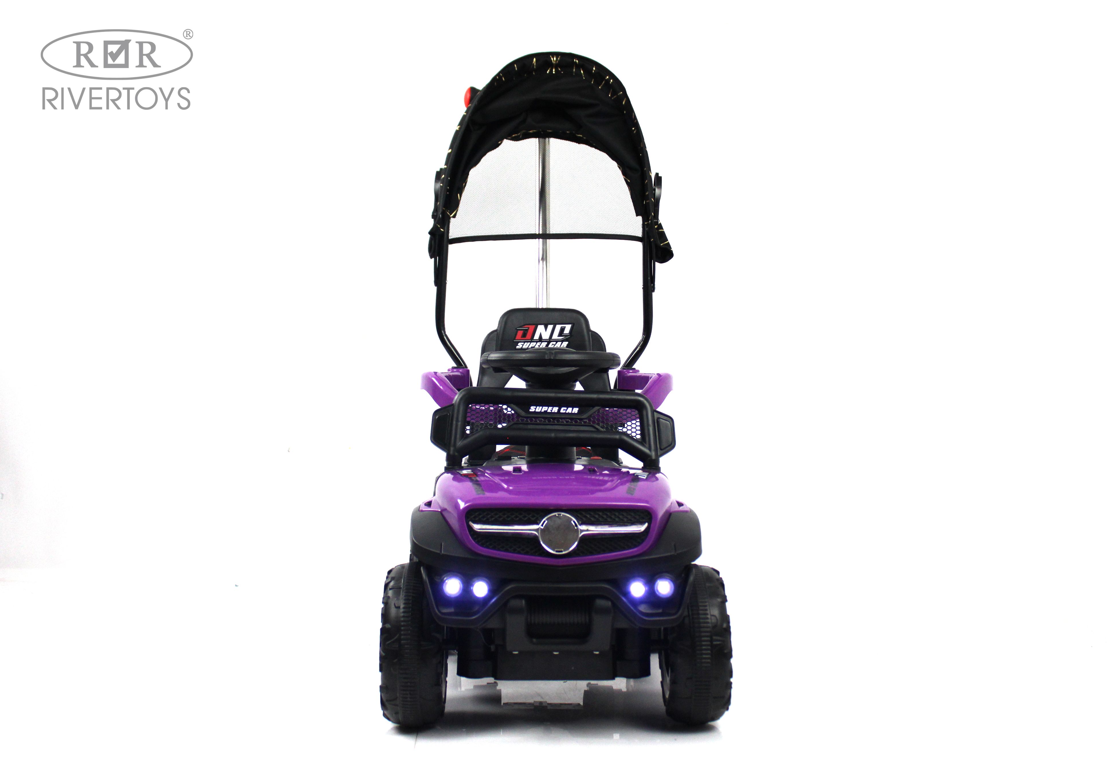 Электромобиль RIVERTOYS G005GG-VIOLET С пультом ДУ - фото 2