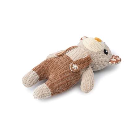 Игрушка для собак Barbaks Мишка Жора мягкая пищит 23см
