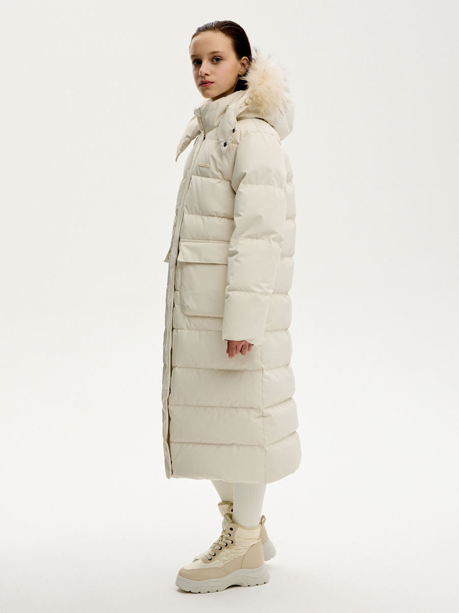 Пальто NIKASTYLE 6з9424 молоко - фото 7