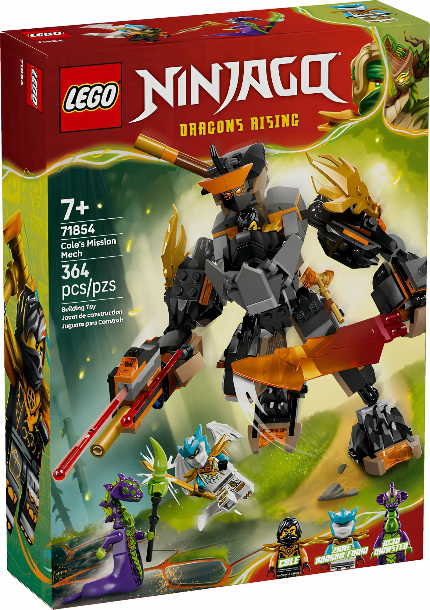 Конструктор LEGO NINJAGO Боевой робот 364 дет. - фото 8