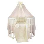 Комплект в овальную кроватку Sweet Baby Bellezza 7предметов Сливочный