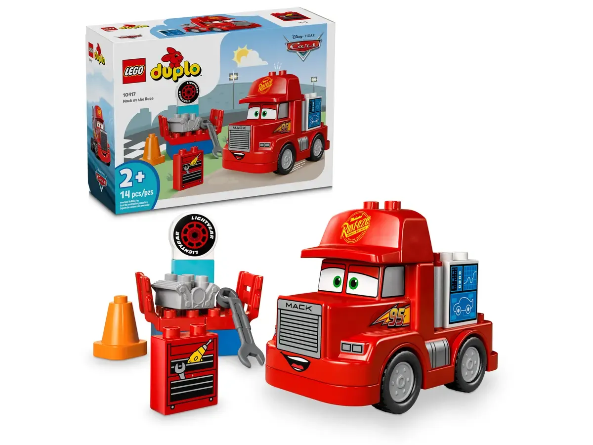 Изображение товара Конструктор LEGO DUPLO Молния МакКуин на гонке, 14 деталей, для детей от 2 лет