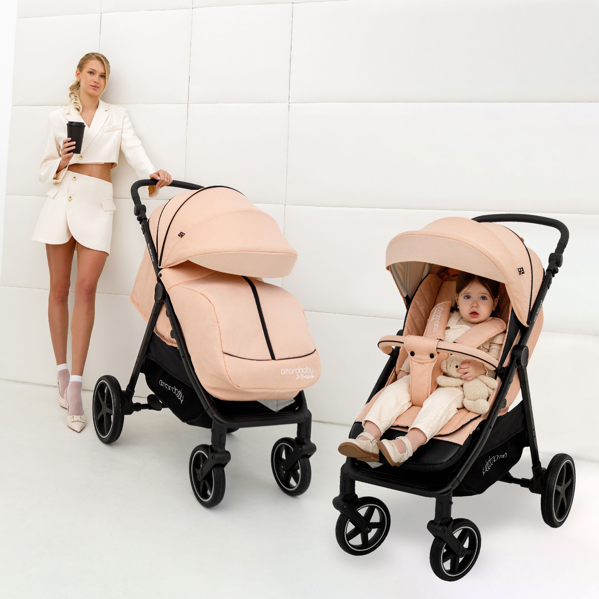 Коляска прогулочная Amarobaby Strollin Joy - фото 29
