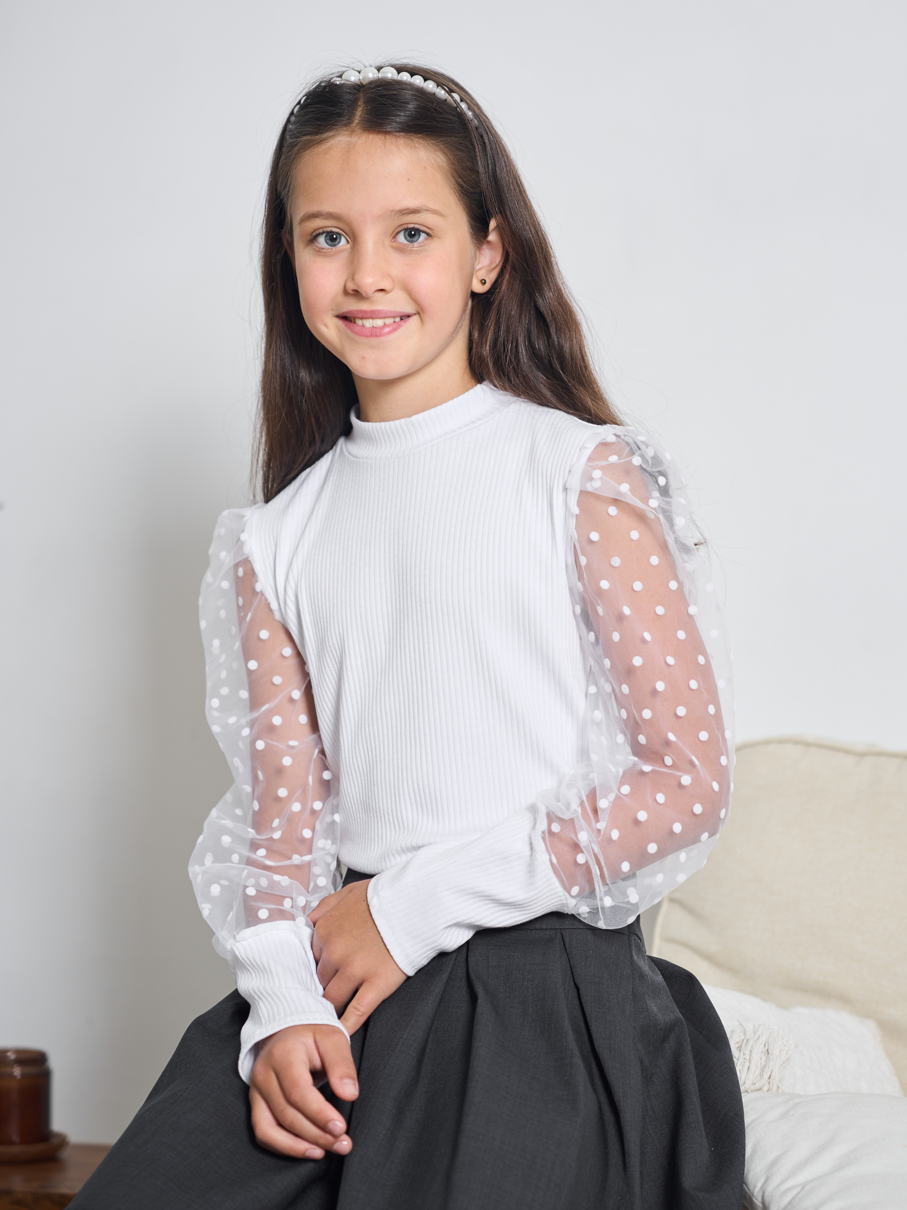 Блузка СИНЯЯ МОДА W285-G39 - фото 5