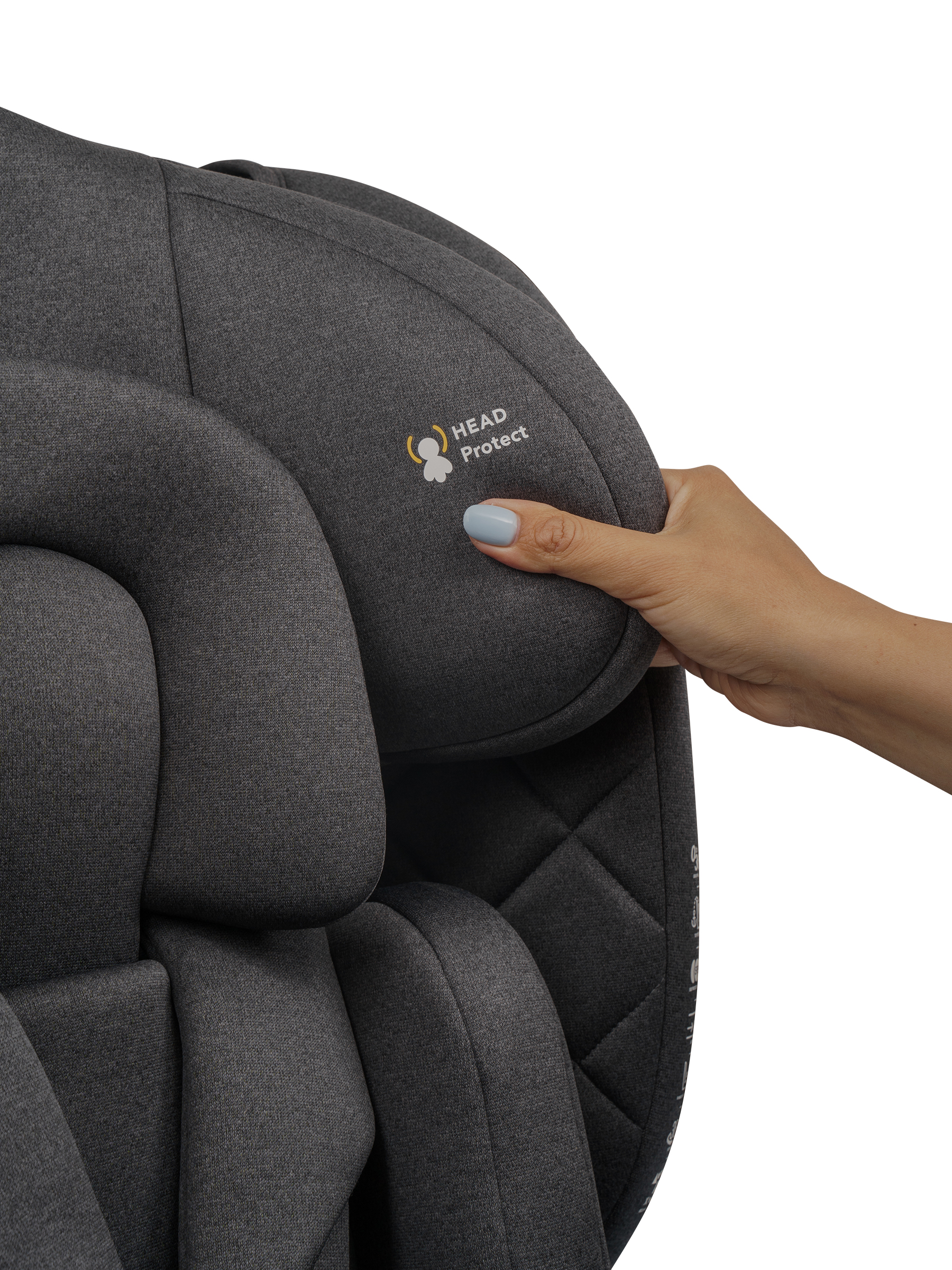 Автокресло Indigo Tourneo S Isofix 0+/1/2/3 (0-36 кг) серый - фото 30