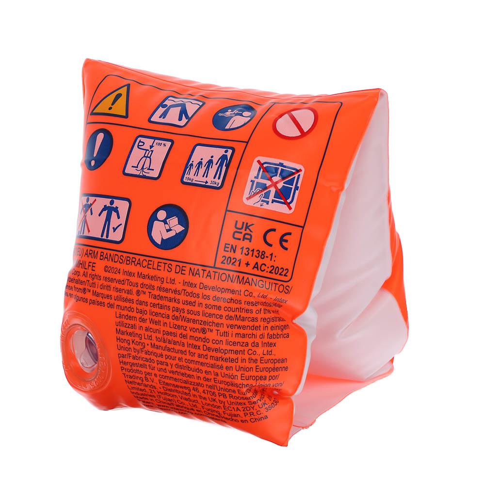 Нарукавники надувные Intex для плавания 23х15 см от 3 до 6 лет - фото 5