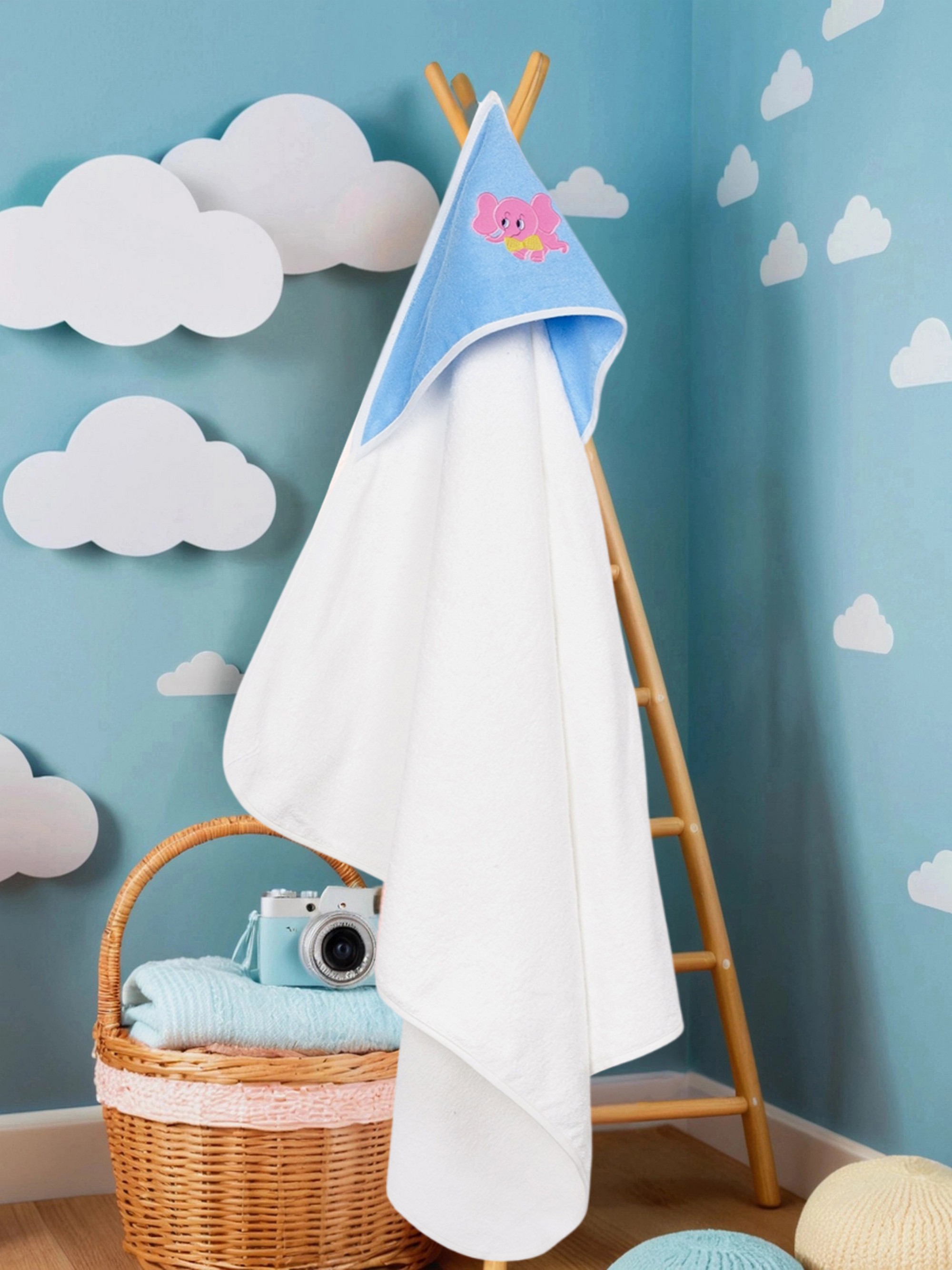 Полотенце уголок Wellness Малыш-00/54_СБ 80 x 100 см 1 шт. - фото 1