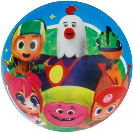 Мяч детский 1TOY Геройчики голубой 15 см