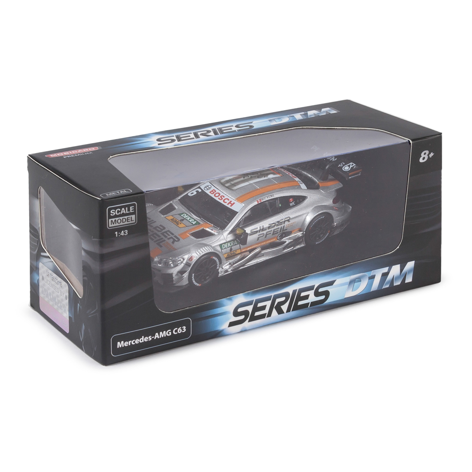 Автомобиль Mobicaro Mercedes AMG C63 DTM 1:43 444999(C) - фото 3