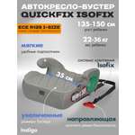 Автокресло Indigo QuickFix зеленый-зеленая сетка Isofix 3 (22-36 кг) зеленый