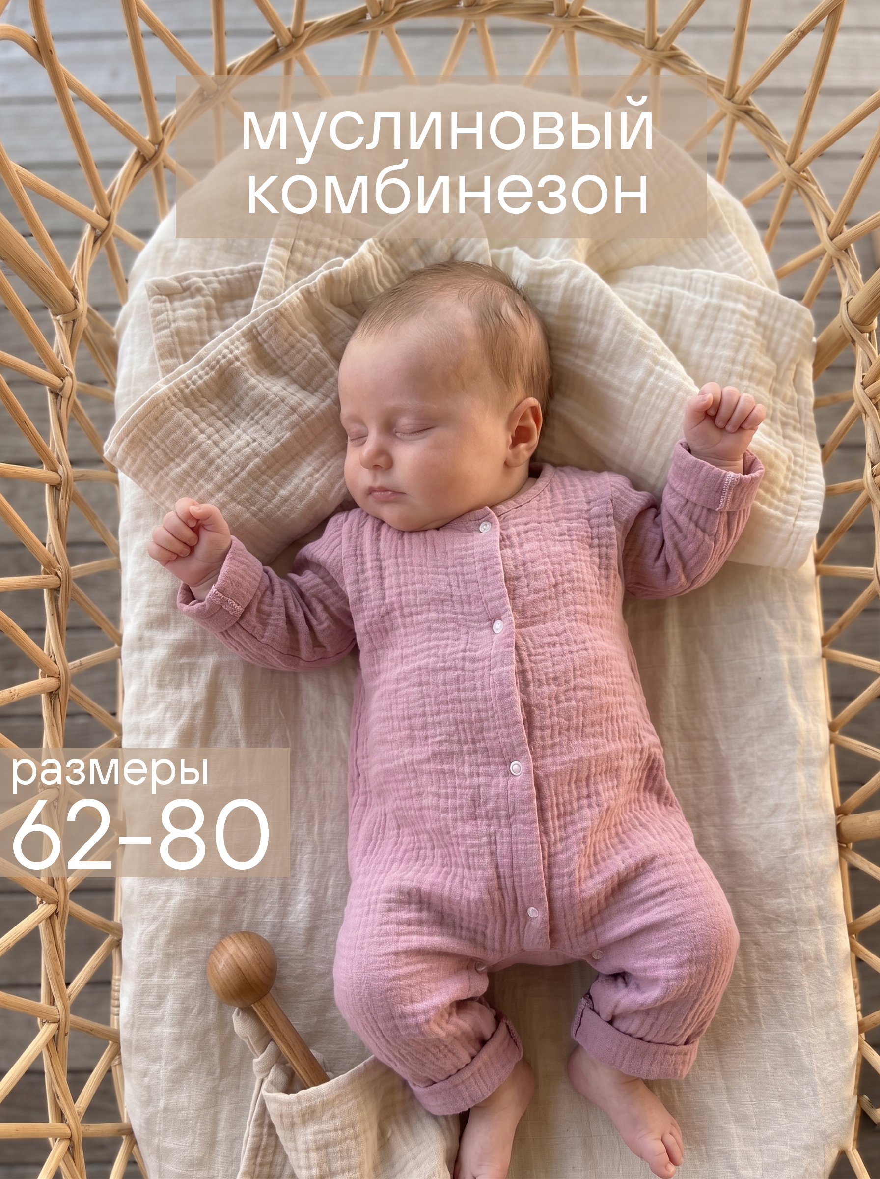 Комбинезон СОННЫЙ ГНОМИК 1003/2 - фото 2
