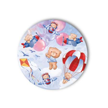 Бумажные тарелки Miland Miland, Мишки в полете (6 шт)