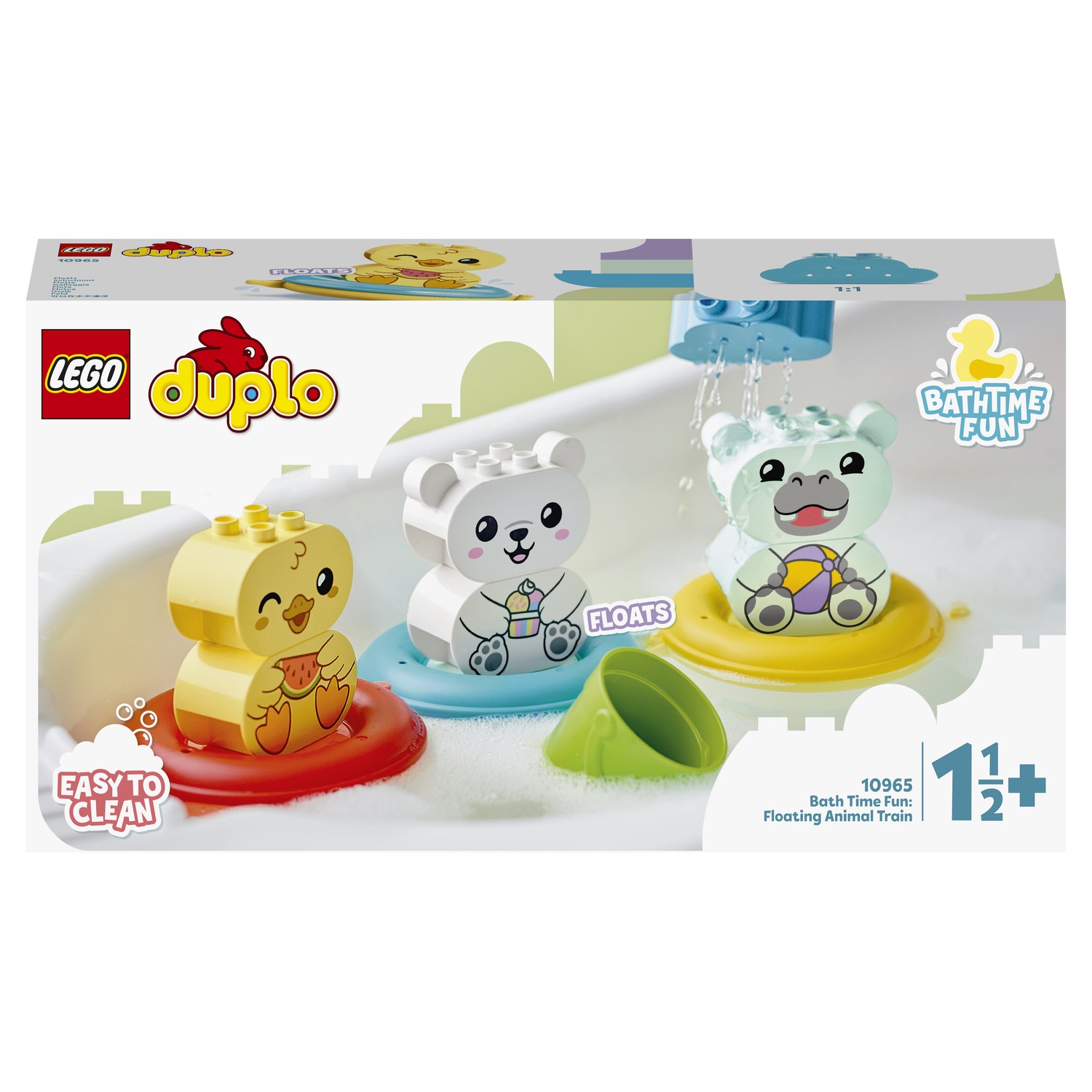 Конструктор LEGO DUPLO Плавучий поезд для зверей 14 дет. - фото 2