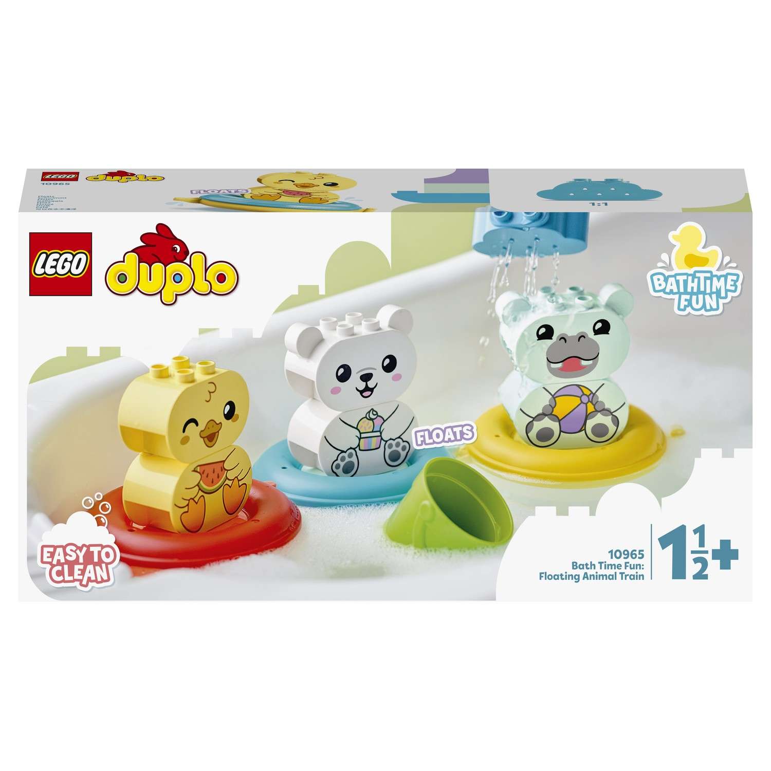 Конструктор LEGO DUPLO Плавучий поезд для зверей 14 дет. - фото 2
