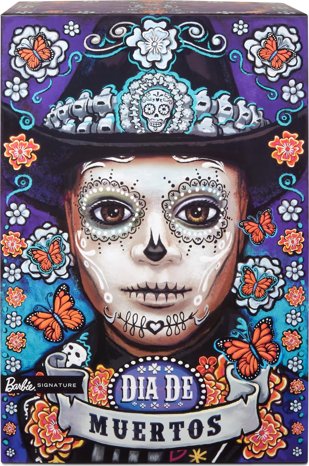 Кукла модельная Barbie Signature Dia De Muertos Кен в фиолетовом HJX15 - фото 7