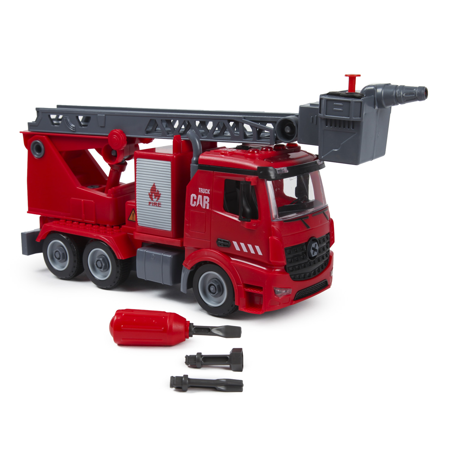 Конструктор Mobicaro Пожарная машина сборная игровая модель - фото 7
