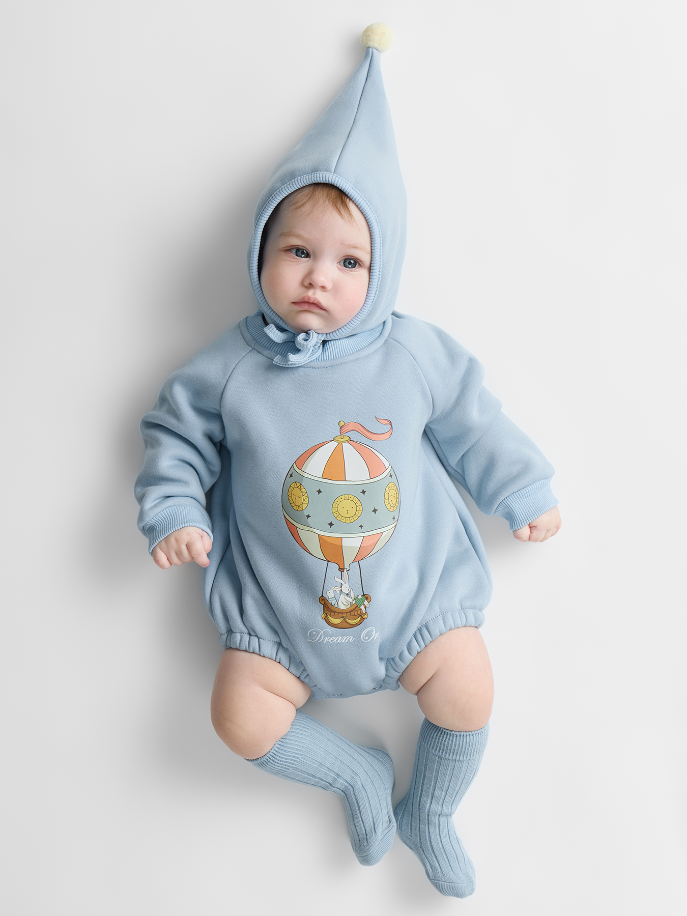 Боди и шапочка Happy Baby 88573-0_light-blue - фото 4