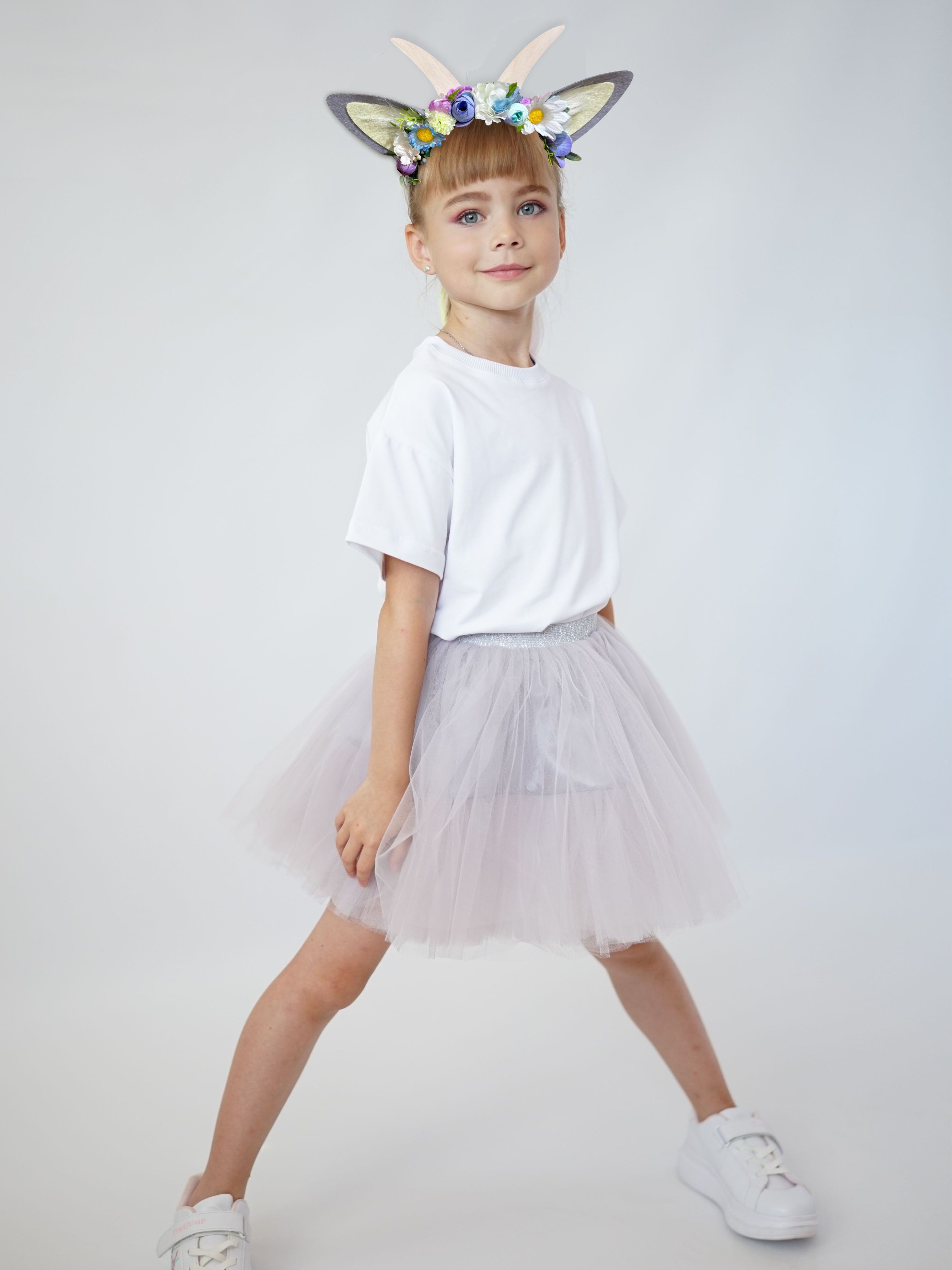 Ободок с ушками козы ЭнчантималсDress ОбУшиКоза - фото 4