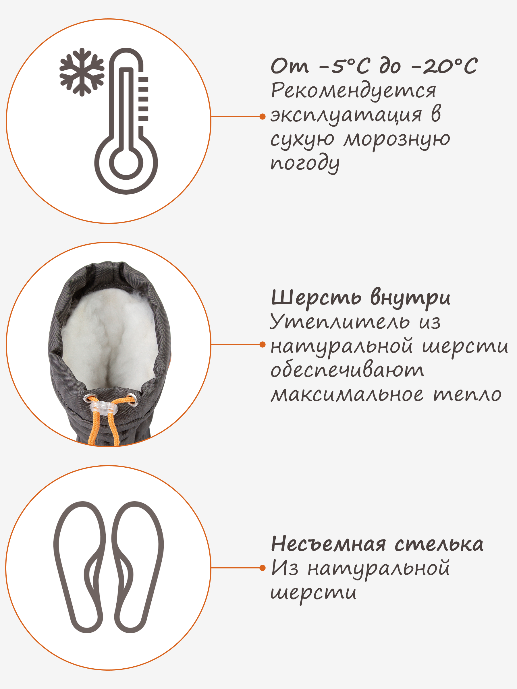 Сноубутсы GUSTI F09768AGUSA3510215 - фото 4