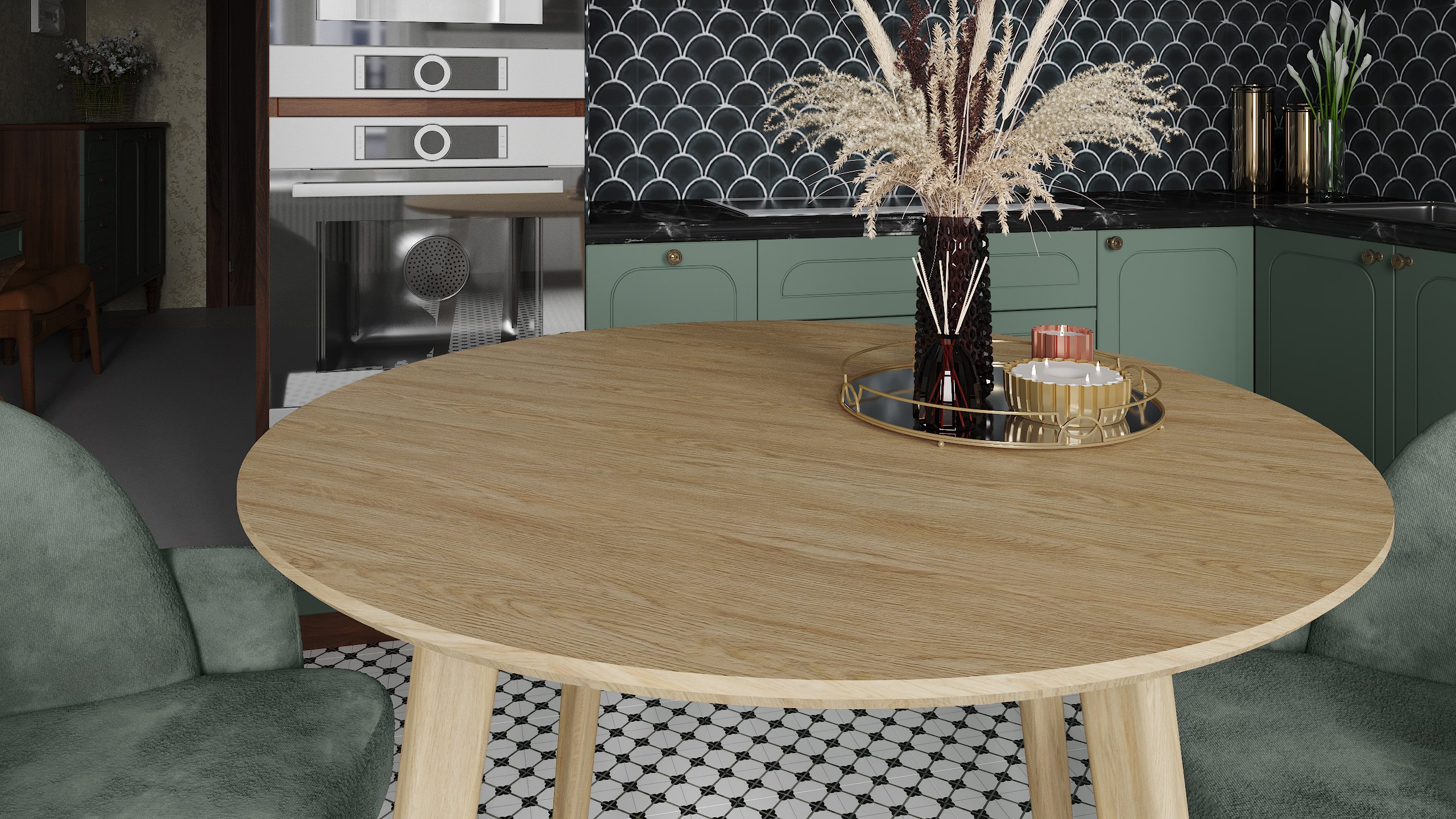 Стол обеденный КАЛИФОРНИЯ МЕБЕЛЬ Морган Дуб янтарный - фото 3