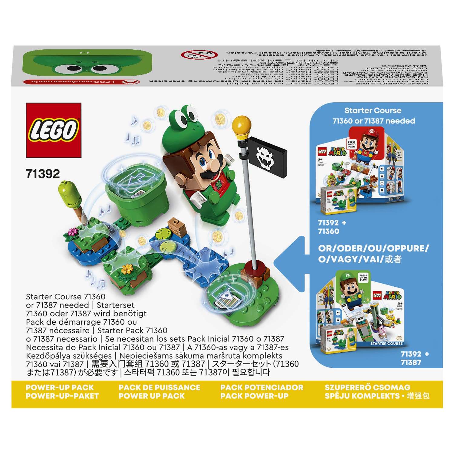 Конструктор LEGO Super Mario Марио-лягушка - фото 3