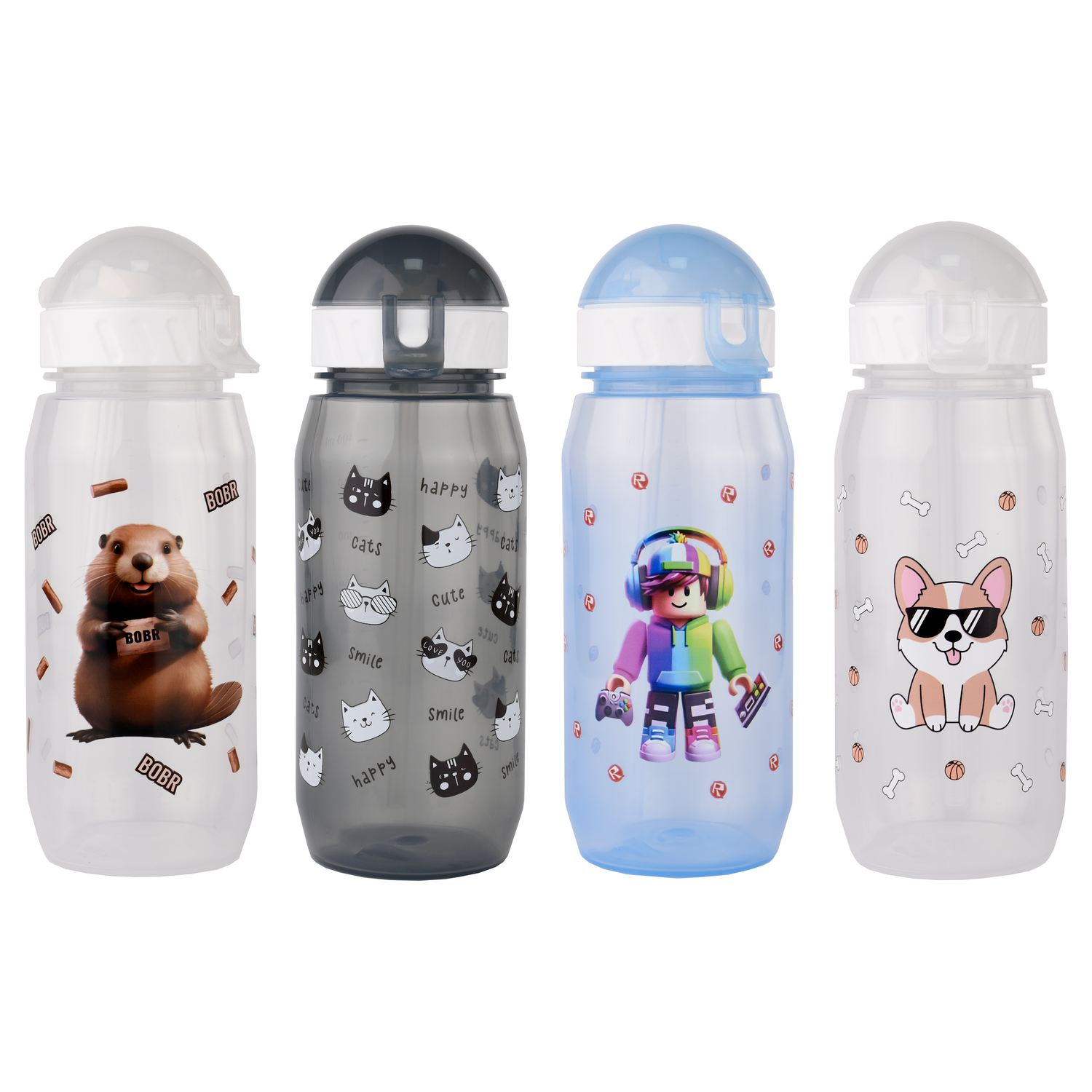 Бутылка для воды WOWBOTTLES и других напитков 400мл в ассортименте КК0718 - фото 1