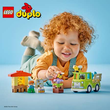 Конструктор LEGO DUPLO Уход за пчелами и ульями блочный
