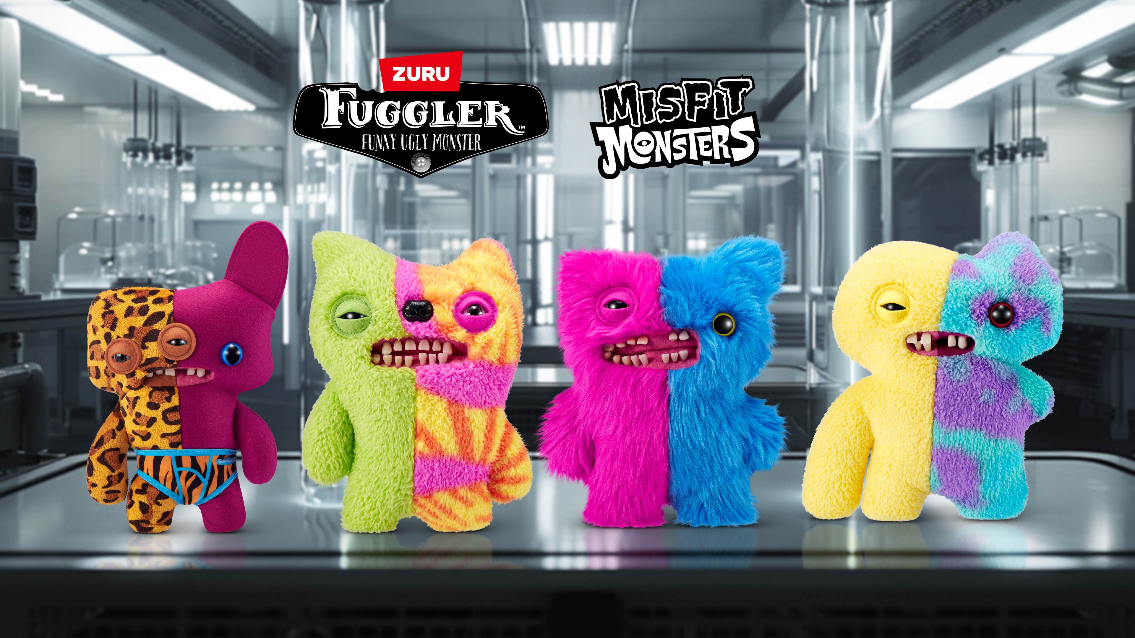 Мягкая игрушка FUGGLER Зубастик Половинки 24 см - фото 9