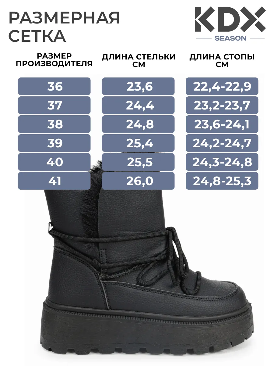 Сапоги KDX TPW-01 BLACK - фото 4