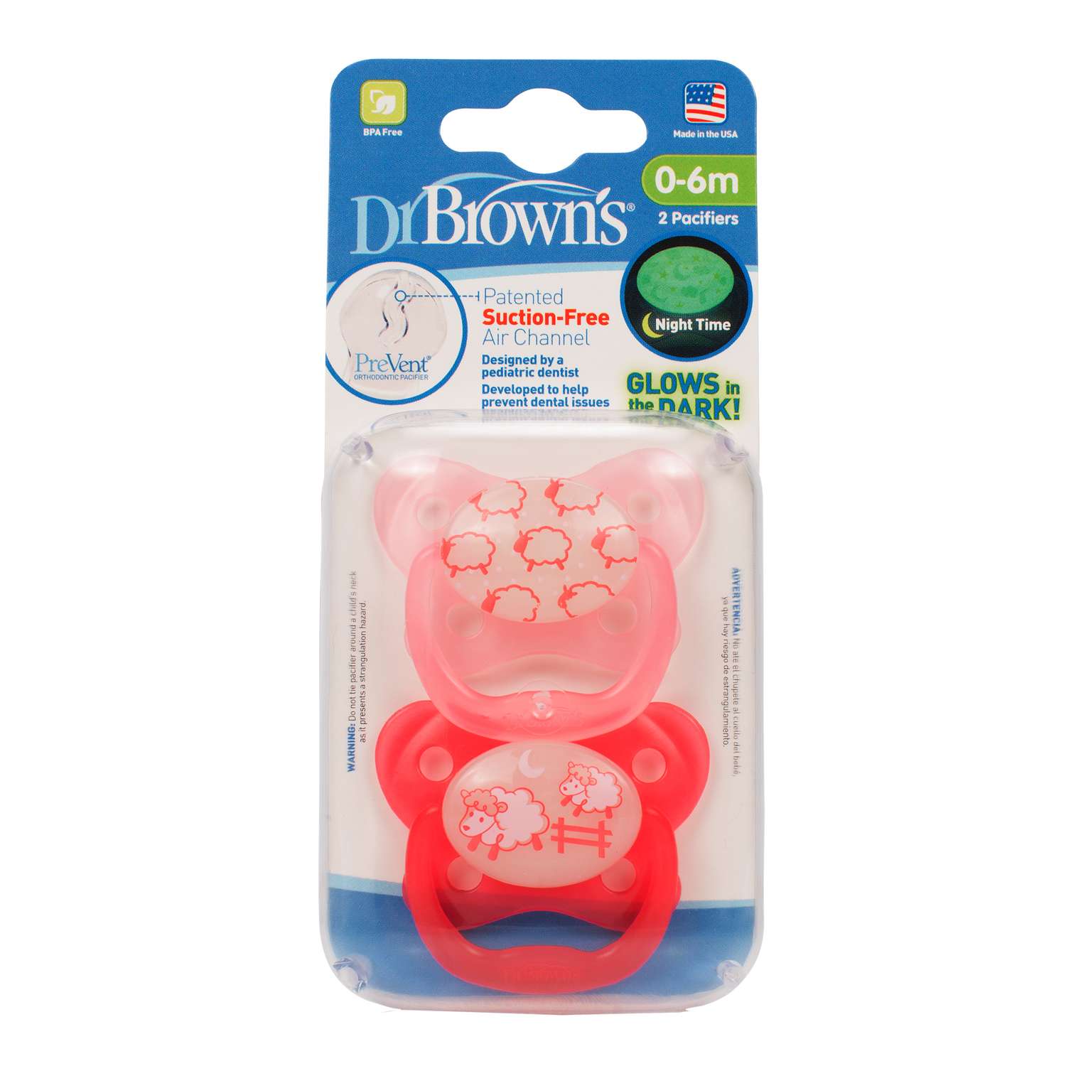 Пустышка Dr Browns от 0 мес. 2 шт. в ассортименте - фото 4