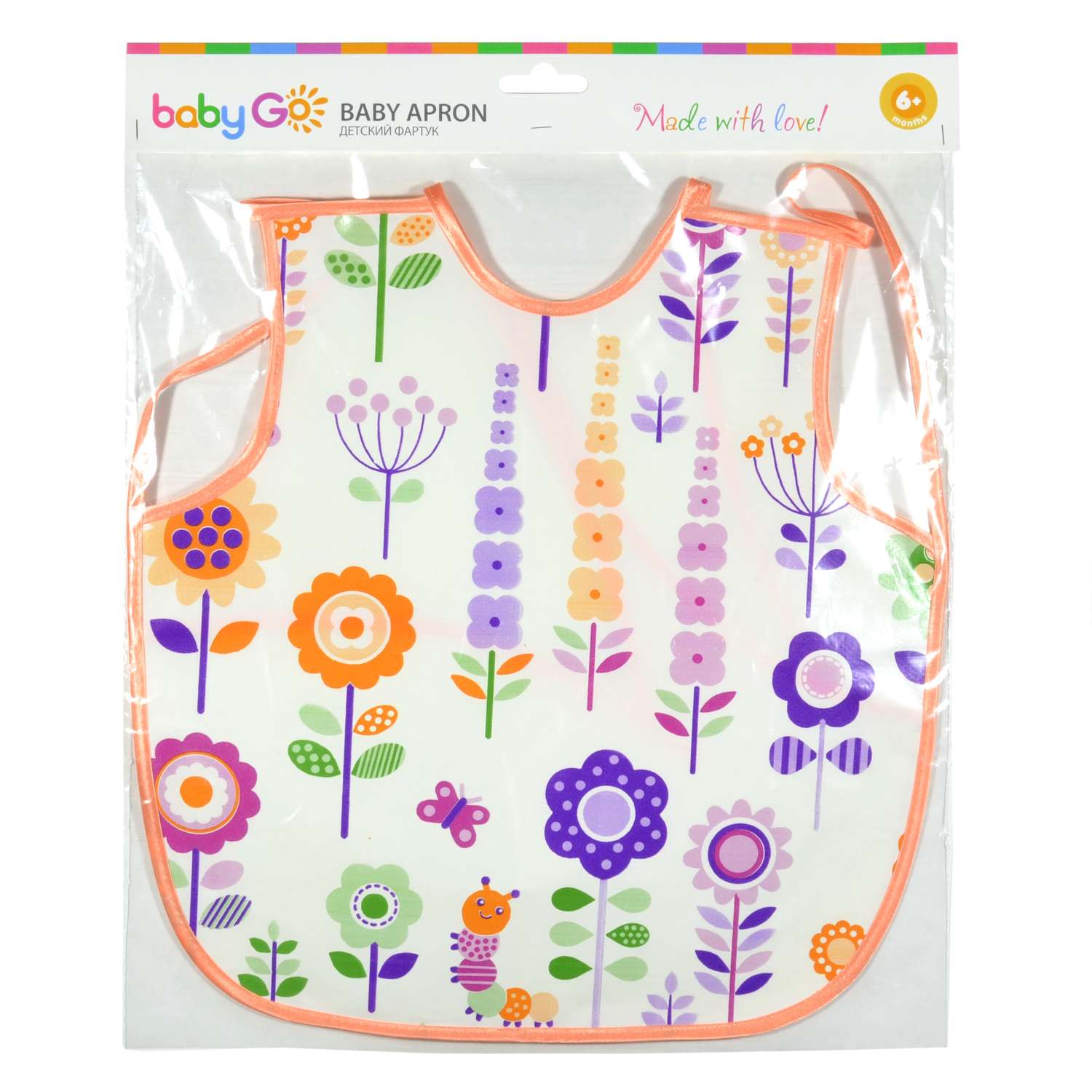 Нагрудник BabyGo клеенка 1 шт. в ассортименте - фото 7