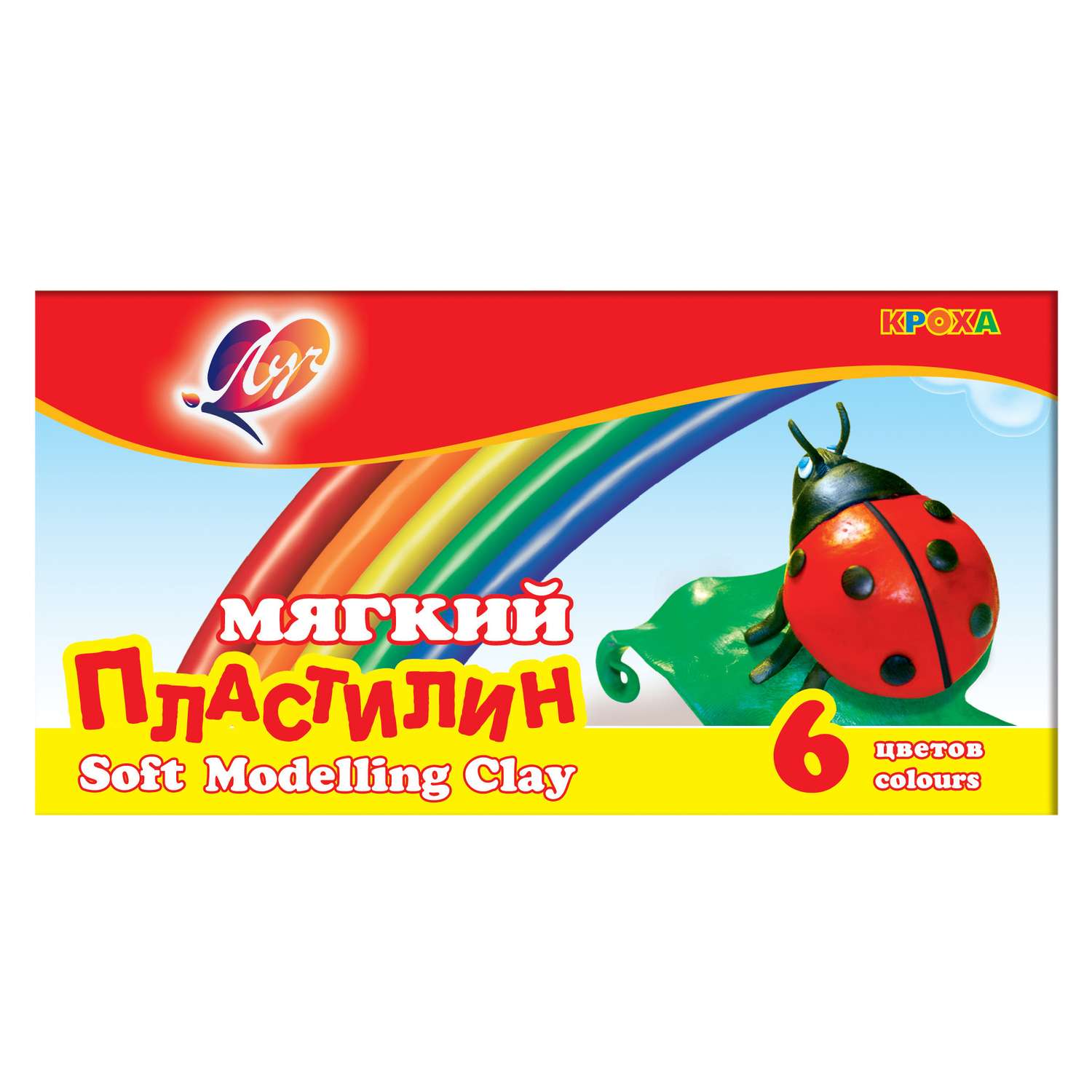 Пластилин Луч 6 цв. - фото 6