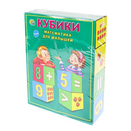 Игрушка Рыжий кот кубики Математика