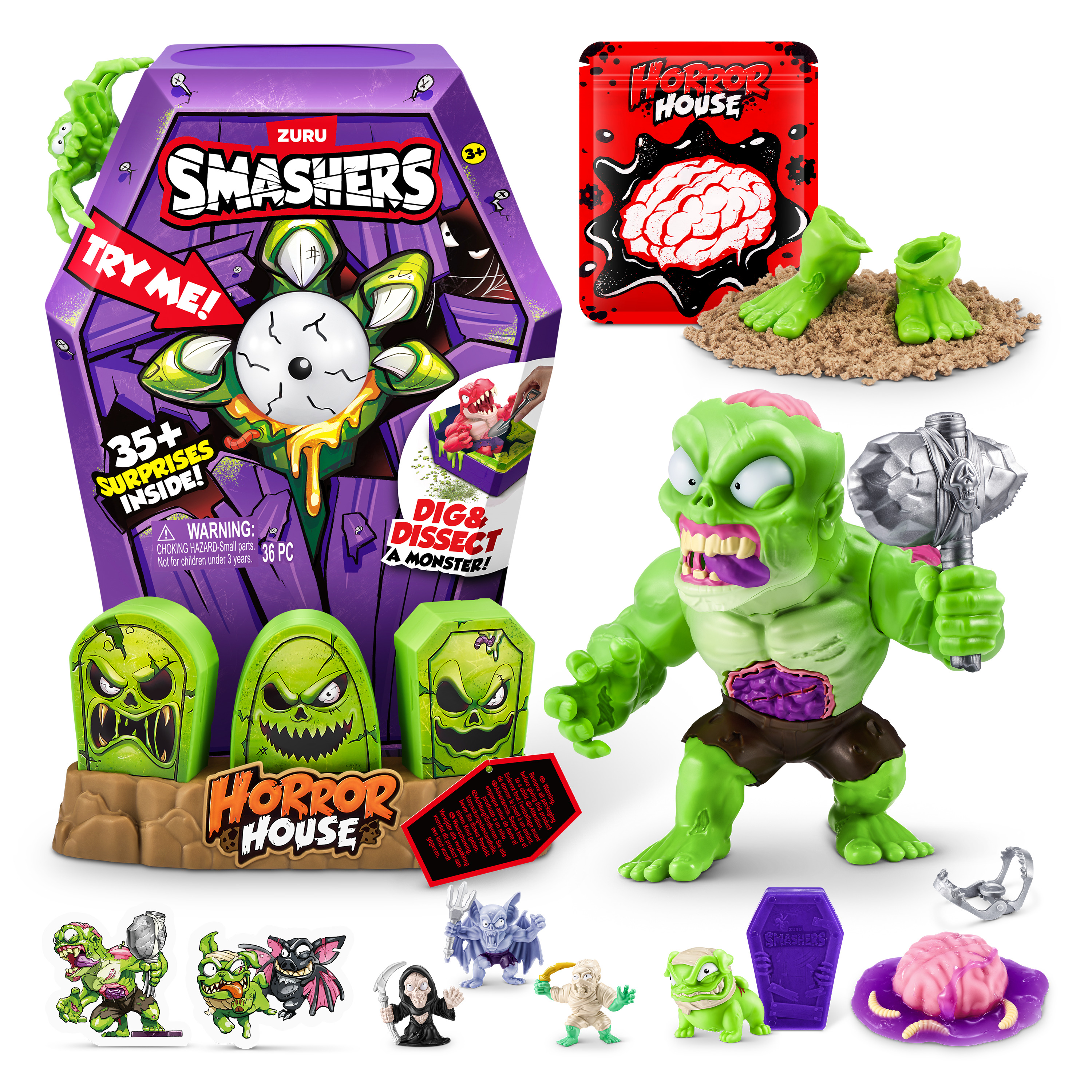 Игровой набор Zuru Smashers Дом Ужасов большой - фото 15