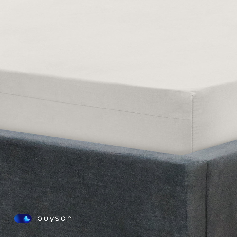 Простыня buyson BuyDream 140 x 200 см на резинке 1 шт. - фото 3