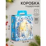 Подарочная коробка Sima-Land "Рождественский звон", 15,5 х 7 х 19 см