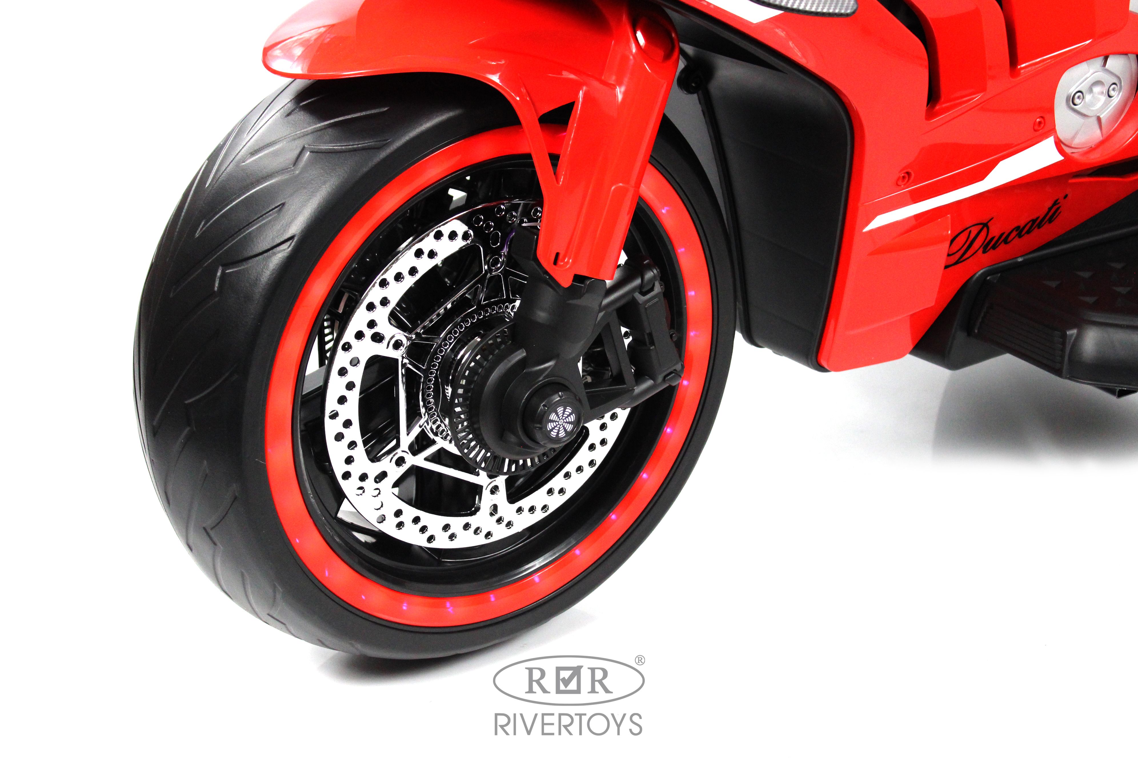 Электромотоцикл RIVERTOYS М777БХ-RED - фото 14