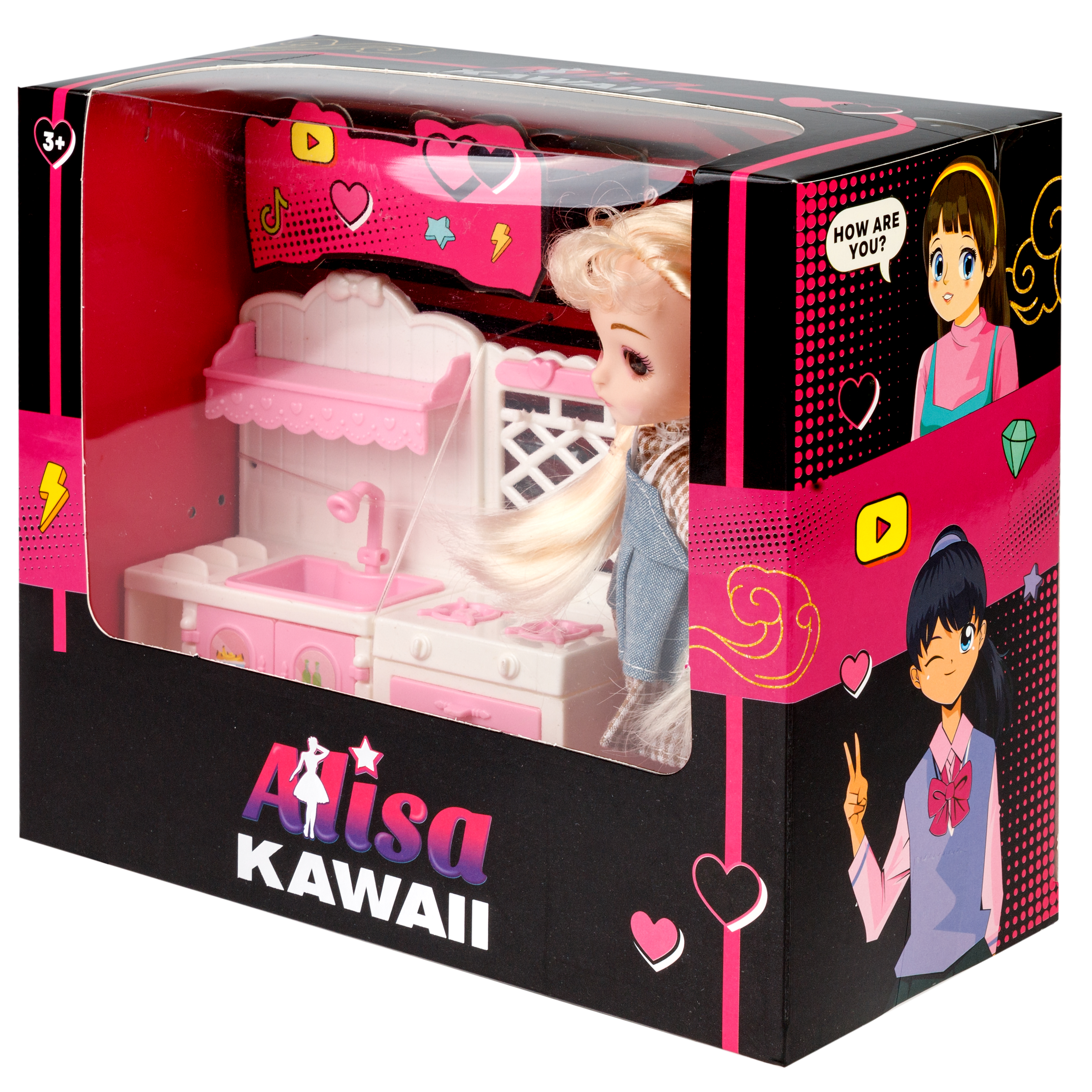 Кукла мини 1TOY Alisa Kawaii Т24362 - фото 13