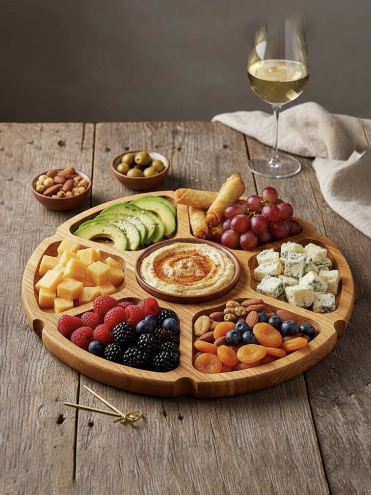 Менажница Plates and More деревянная - фото 1