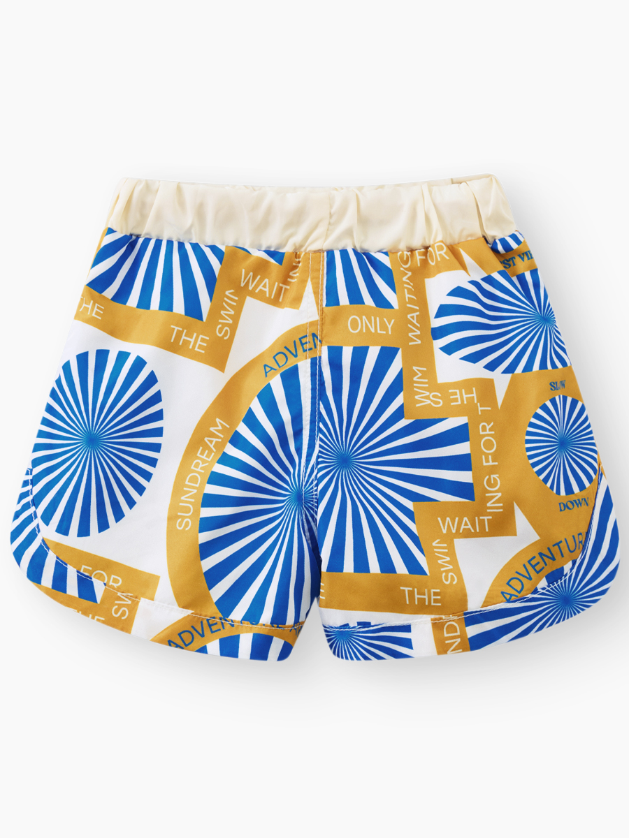 Шорты плавательные Happy Baby 50647-1_blue-brown (illusion) - фото 2