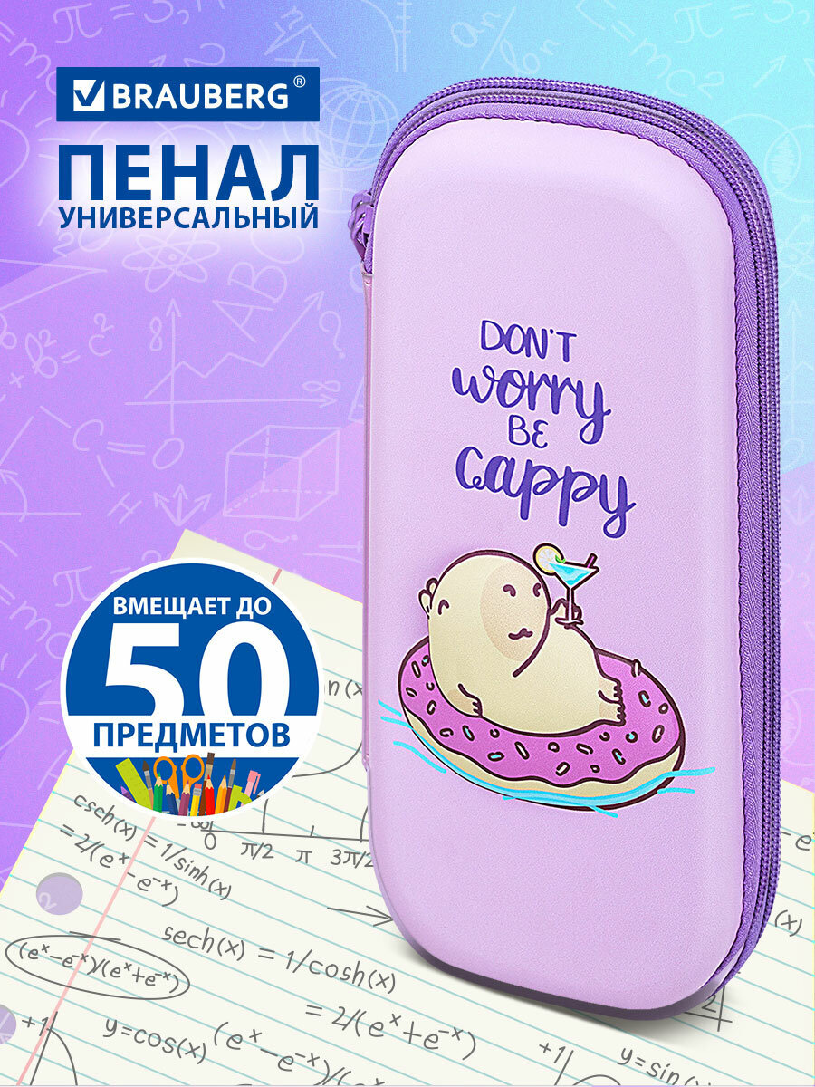 Пенал футляр Brauberg капибара - фото 1
