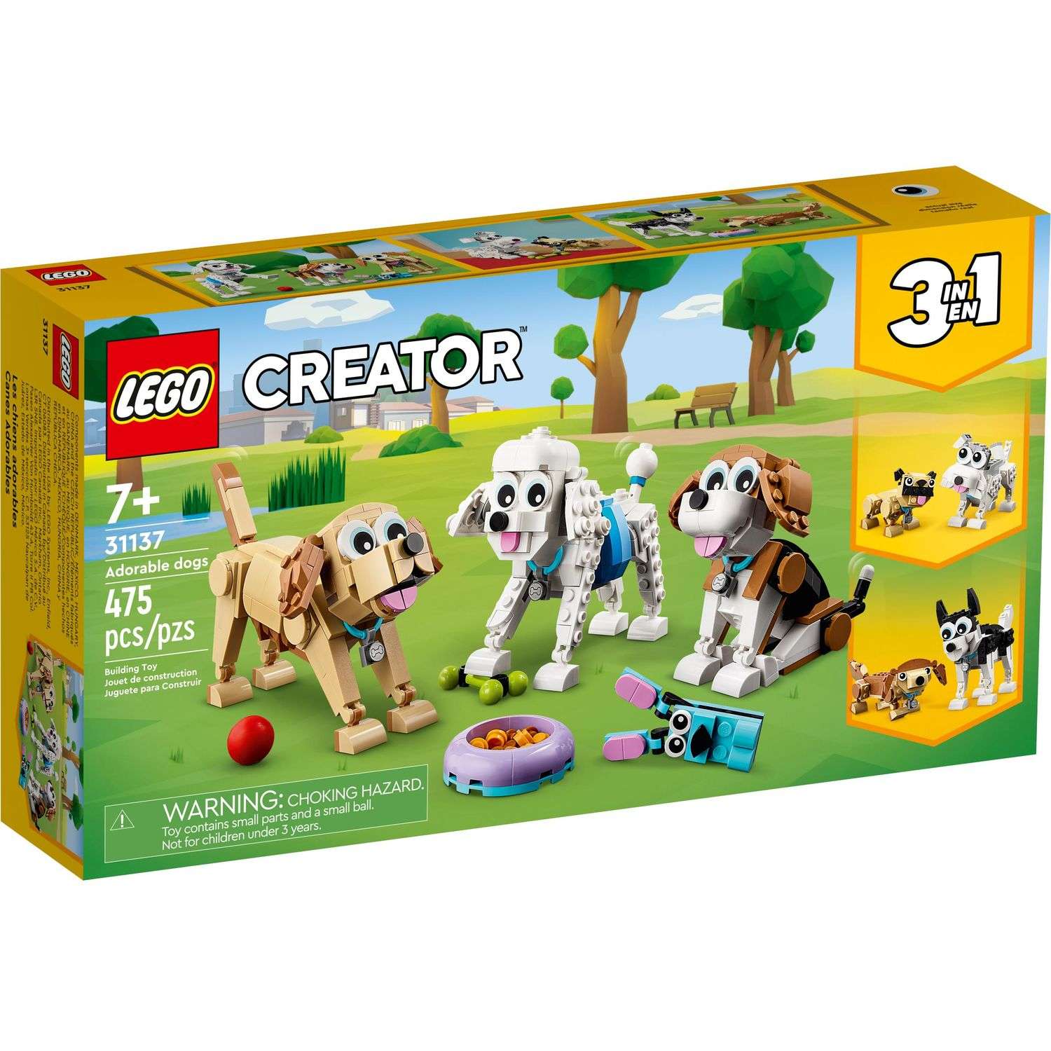 Конструктор LEGO Creator Adorable Dogs 475 дет. - фото 1
