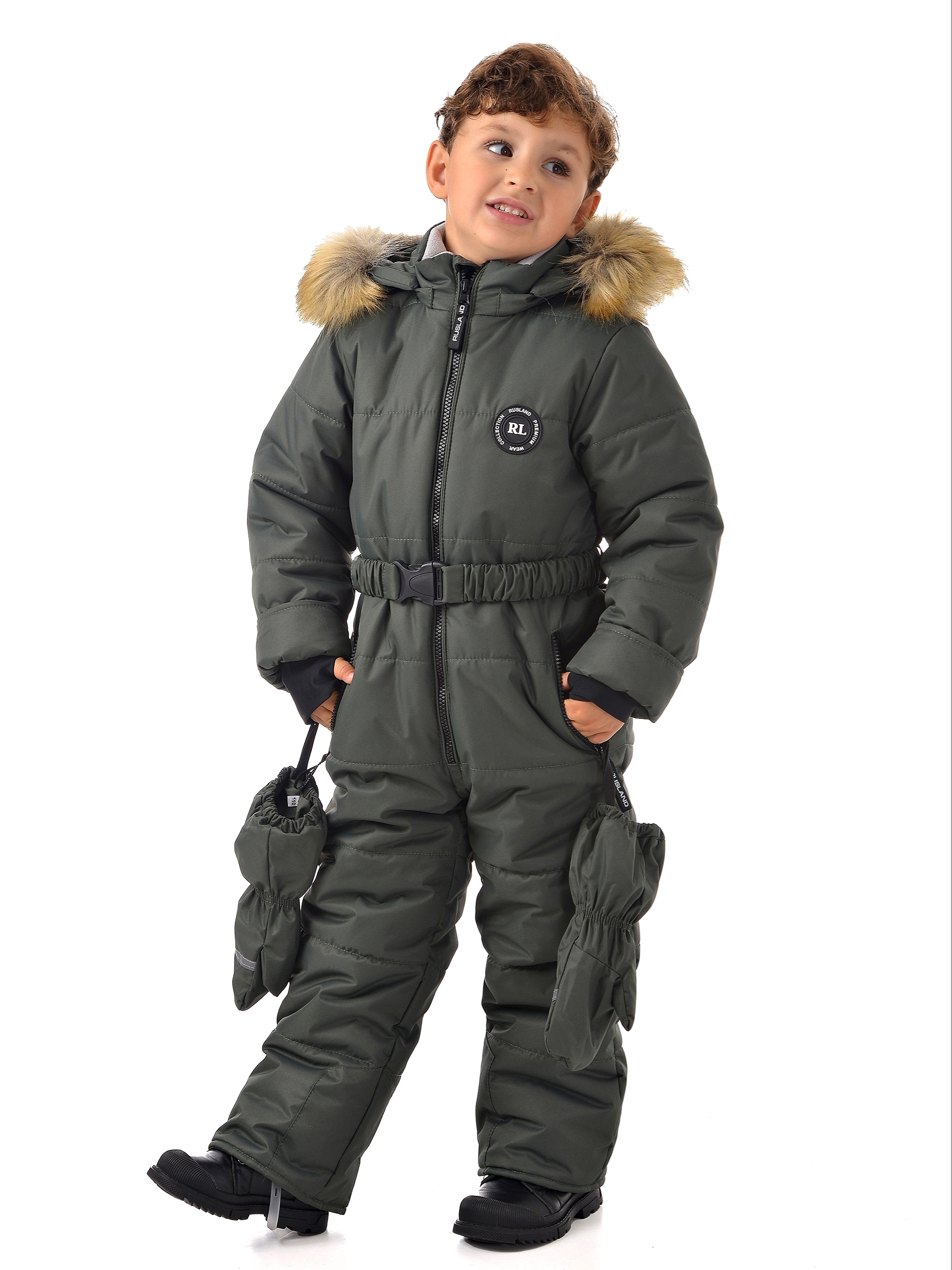 Комбинезон Rusland мз-комбинезон-31-22-глория-хаки 116-140 - фото 5