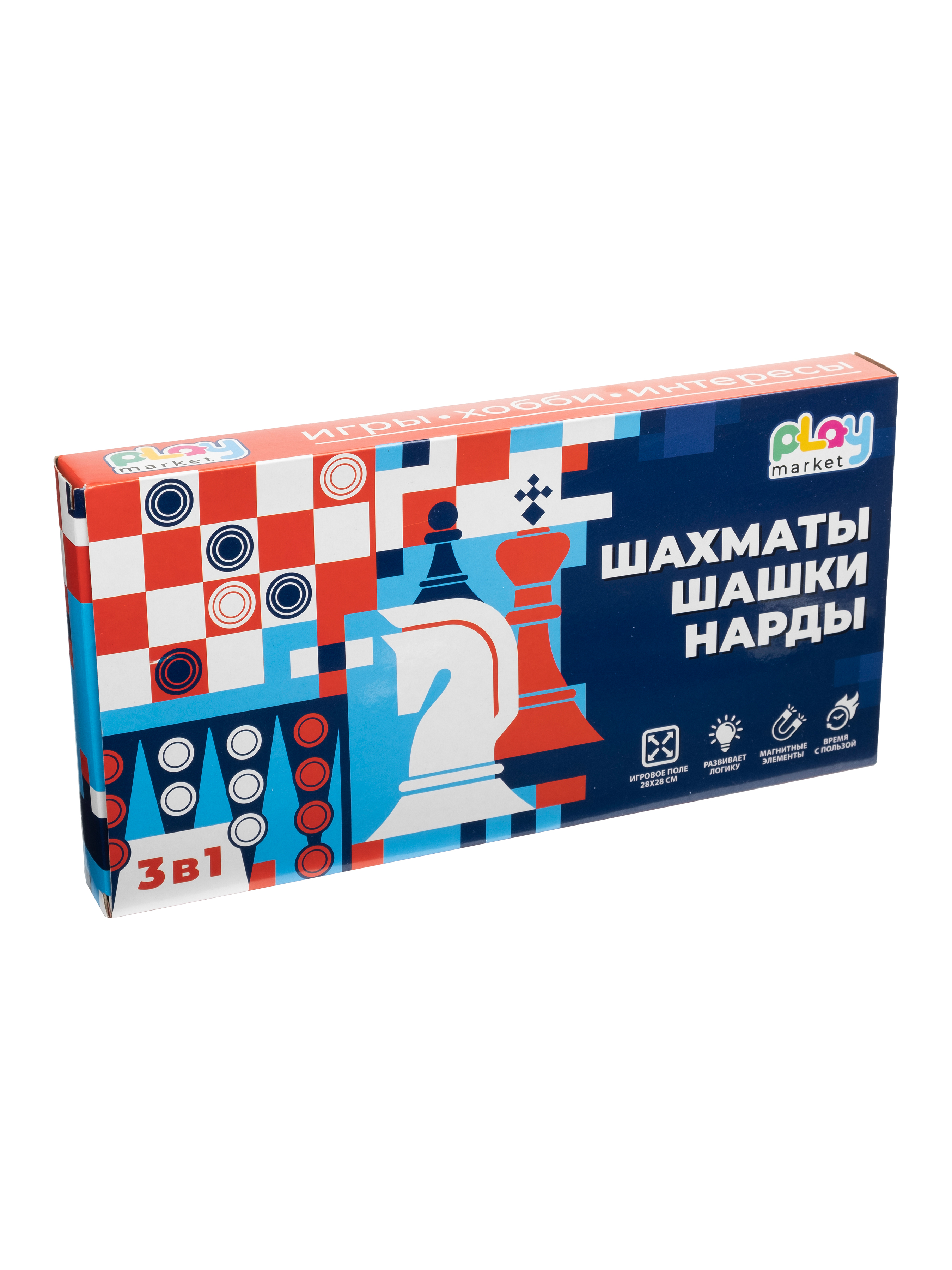 Настольная игра Play market Нарды Шашки Шахматы - фото 1