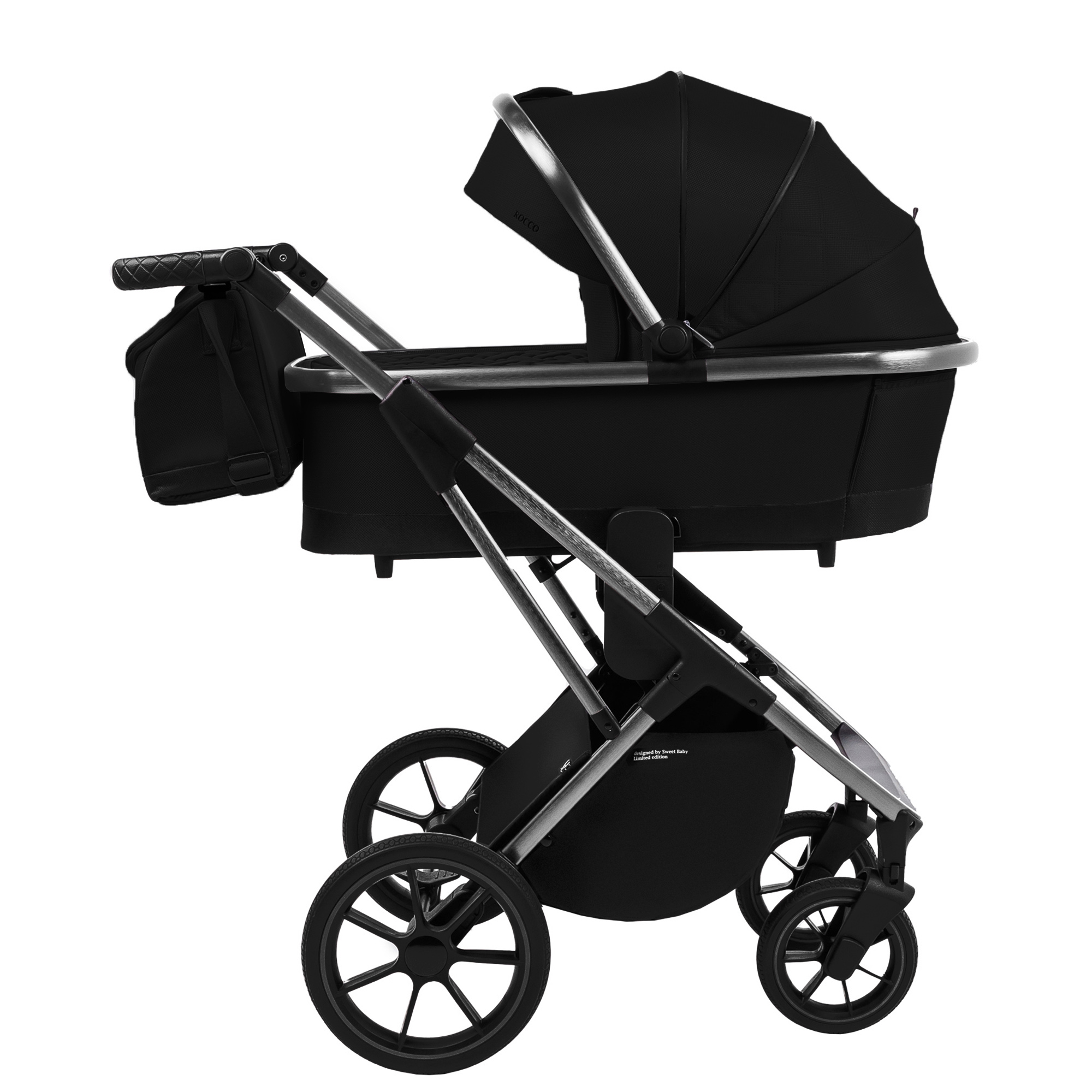 Коляска 2в1 Sweet Baby Rocco Black черный - фото 31
