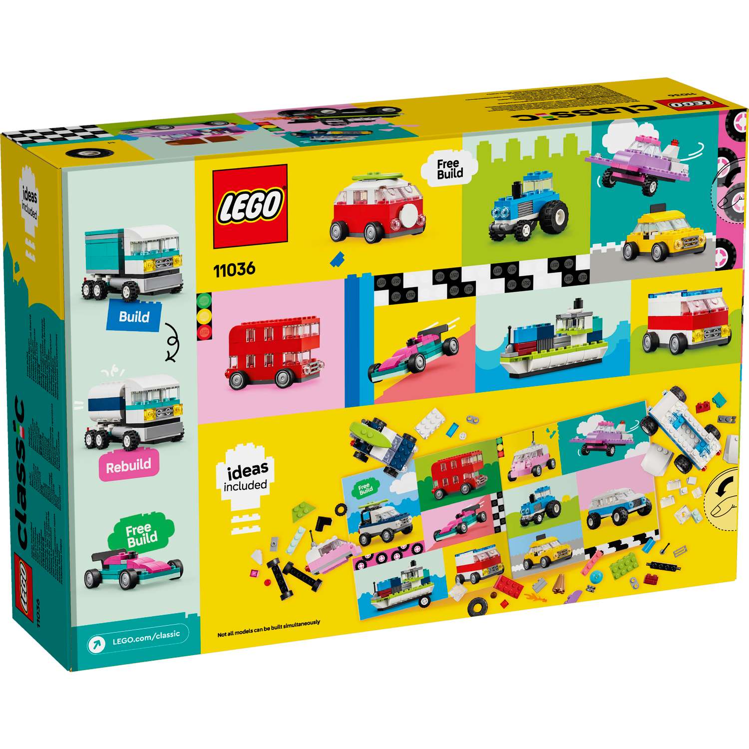 Конструктор LEGO Classic Креативный транспорт 900 дет. - фото 4