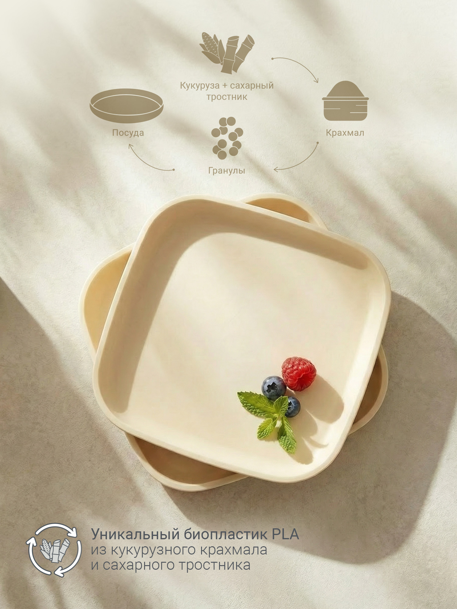 Тарелка edda Пломбир 300 мл 2 предм. - фото 2