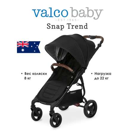 Коляска прогулочная Valco baby Snap Trend / Night черный